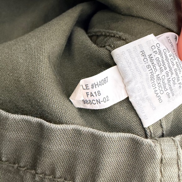 Madewell Surplus Jacket Utility Military Foliage GreenDrawstring Waist Small - Picture 5 of 7